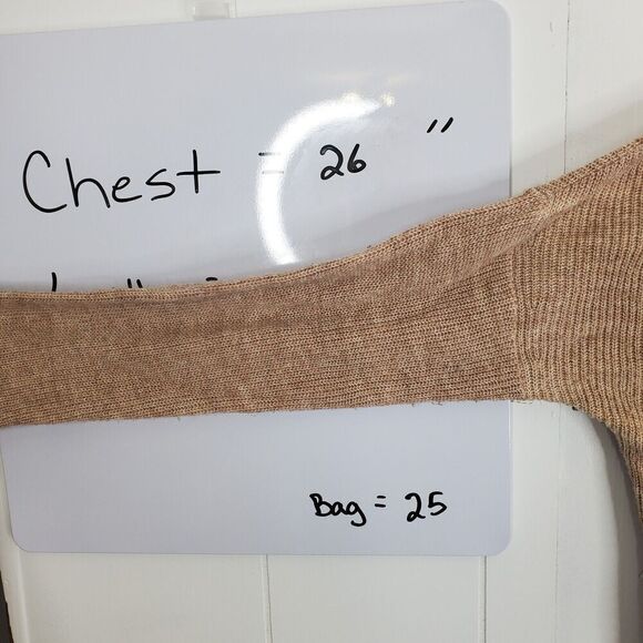 J Jill Sweater Muted Color Striping Round Neck Knit Drop Shoulder WOmens M - Picture 8 of 10